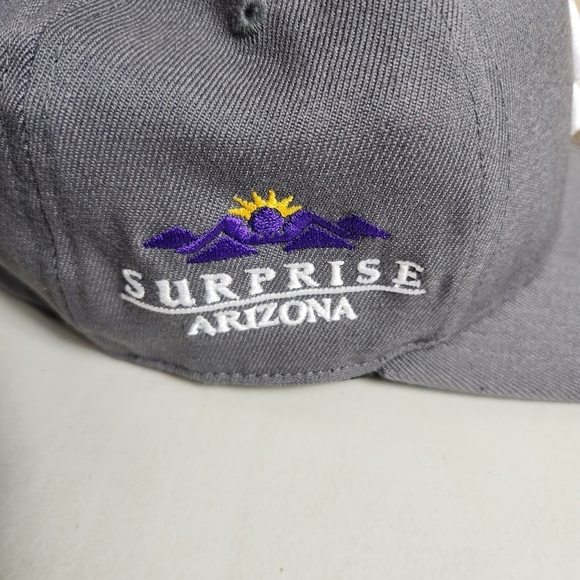 Flexfit Tech One Ten 110 Black Clover Gray Embroidered Golf Hat/Surprise Arizona - Picture 7 of 14